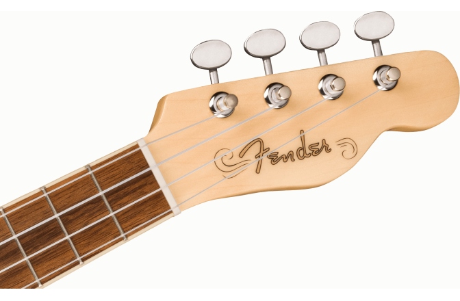 Ukulele electroacustic Fender Fullerton Tele Uke, Walnut Fingerboard White Pickguard 2-Color Sunburst