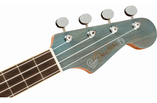 Ukulele Fender Dani Harrison Uke Walnut Fingerboard Turquoise