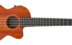 Ukulele Gretsch Guitars G9121 A.C.E. Tenor Ukulele with Gig Bag Ovangkol Fingerboard Acoustic-Cutaway-Electric Fishman Kula Pickup Honey Mahogany Stain