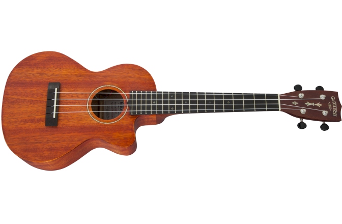 Ukulele Gretsch Guitars G9121 A.C.E. Tenor Ukulele with Gig Bag Ovangkol Fingerboard Acoustic-Cutaway-Electric Fishman Kula Pickup Honey Mahogany Stain