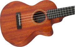 Ukulele Gretsch Guitars G9121 A.C.E. Tenor Ukulele with Gig Bag Ovangkol Fingerboard Acoustic-Cutaway-Electric Fishman Kula Pickup Honey Mahogany Stain