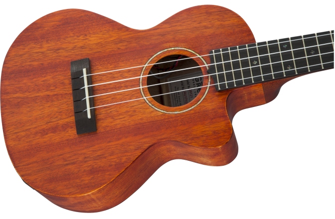 Ukulele Gretsch Guitars G9121 A.C.E. Tenor Ukulele with Gig Bag Ovangkol Fingerboard Acoustic-Cutaway-Electric Fishman Kula Pickup Honey Mahogany Stain