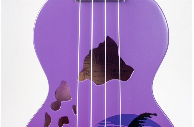 Ukulele Mahalo Designer Series SopUke- Hawaii  (Purple Burst) 