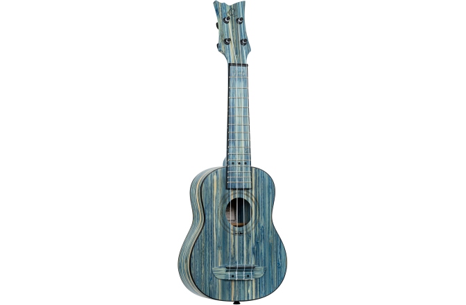 Ukulele  Ortega Bamboo Series Soprano Ukulele - Solid Bamboo/Jean Stonewashed + Bag