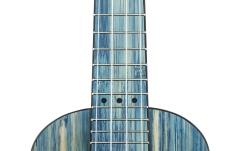 Ukulele  Ortega Bamboo Series Soprano Ukulele - Solid Bamboo/Jean Stonewashed + Bag