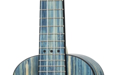 Ukulele  Ortega Bamboo Series Soprano Ukulele - Solid Bamboo/Jean Stonewashed + Bag