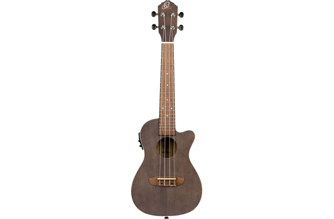 Ukulele  Ortega Earth Series Concert Ukulele - Coal Black Acoustic Electric