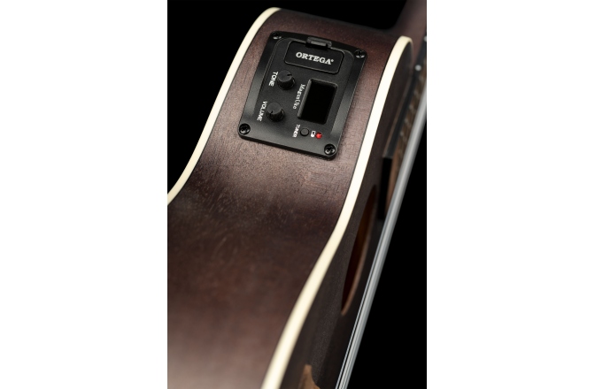 Ukulele  Ortega Earth Series Concert Ukulele - Coal Black Acoustic Electric