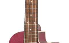 Ukulele  Ortega Earth Series Concert Ukulele - Raspberry Red Acoustic Electric
