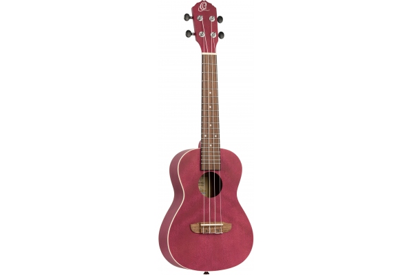 Earth Series Concert Ukulele - Raspberry Red Acoustic