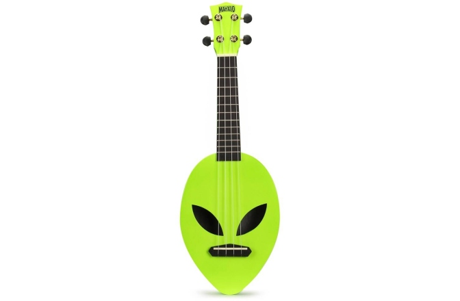 Ukulele Sopran Mahalo Creative Series Soprano Uke - Alien (Neon Green)