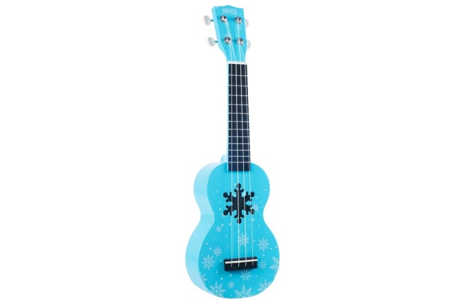 Ukulele Sopran Mahalo Designer Series Soprano Uke - Snow (Glacier Blue)