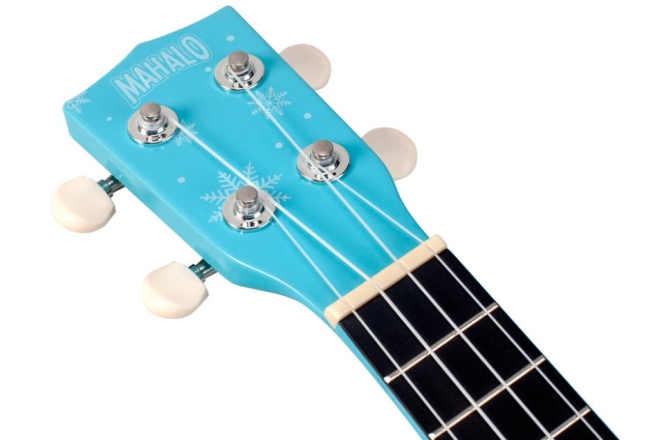 Ukulele Sopran Mahalo Designer Series Soprano Uke - Snow (Glacier Blue)