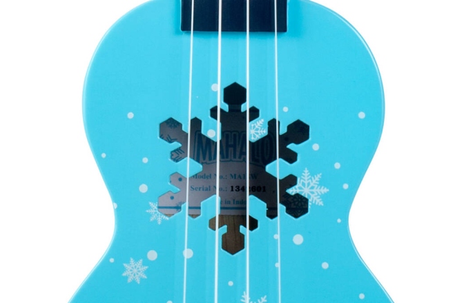 Ukulele Sopran Mahalo Designer Series Soprano Uke - Snow (Glacier Blue)