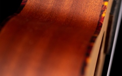 Ukulele sopran Ortega Soprano Ukulele - Bonfire Series - Natural Spruce - laser engraved