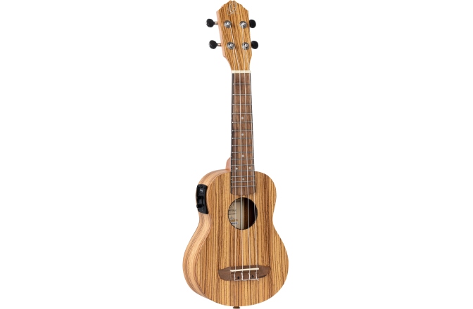 Ukulele sopran Ortega Ukulele Timber Series Soprano Preamp inclusive Gigbag - Natural Zebrawood