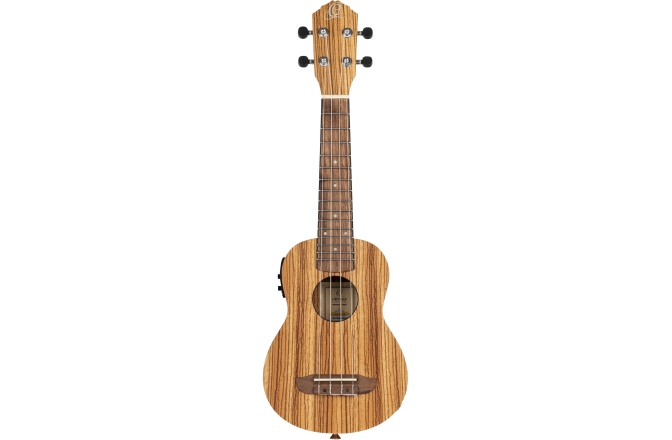 Ukulele sopran Ortega Ukulele Timber Series Soprano Preamp inclusive Gigbag - Natural Zebrawood