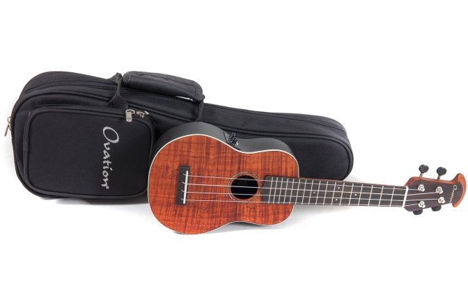 Ukulele sopran Ovation  electro-acustic Celebrity Traditional Plus Natural Koa