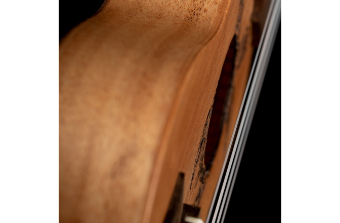 Ukulele sopranino pentru stângaci Ortega KEIKI Ukulele 4 String Lefty - Sopranino Tortiose/Turtle Lasering/ KEIKI Headstock/A D F# B/ Mahogany Natural