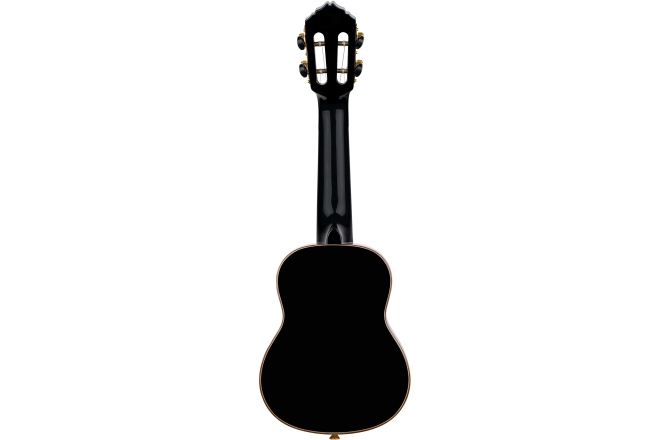Ukulele soprano Ortega Onyx Series Soprano Ukulele 4 String - All Gloss Black + Bag