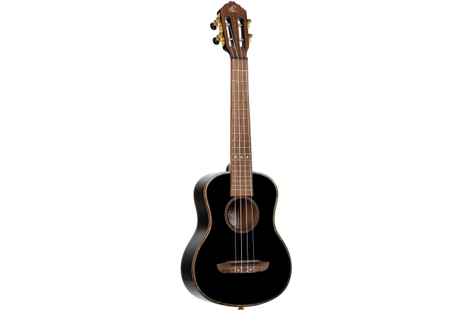 Ukulele tenor Ortega Onyx Series Tenor Ukulele 4 String - All Gloss Black + Bag