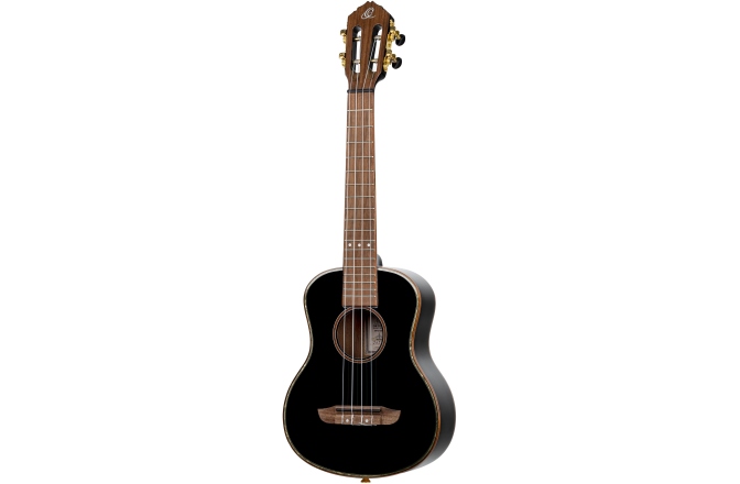 Ukulele tenor Ortega Onyx Series Tenor Ukulele 4 String - All Gloss Black + Bag