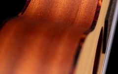 Ukulele tenor Ortega Tenor Ukulele - Bonfire Series - Natural Spruce - laser engraved