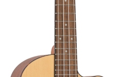 Ukulele tenor Ortega Tenor Ukulele - Bonfire Series/Preamp - Natural Spruce - laser engraved