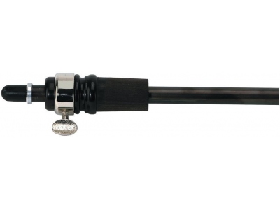 End pin contrabas Standard 45 cm, con negru 29/32mm
