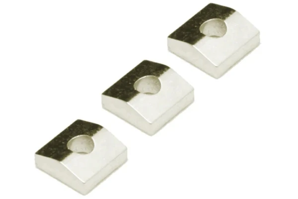 Floyd Rose  FRNCBSCP - Original Nut Clamping Blocks - Satin Chrome — 2