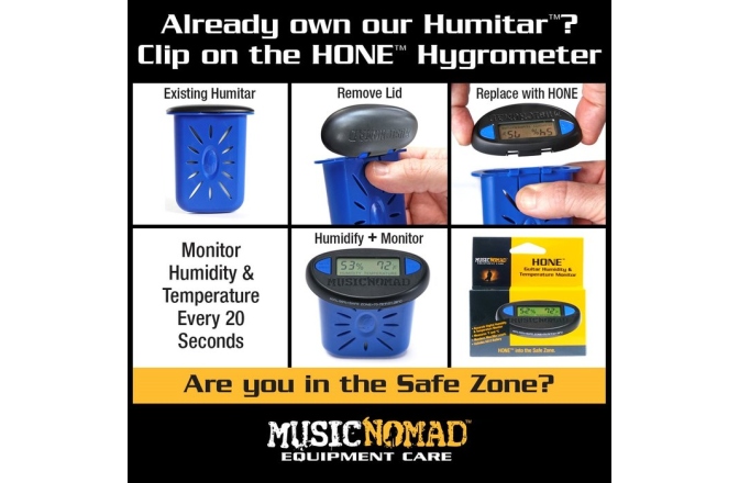 Umidificator toc chitară Music Nomad The Humitar - Instrument Case Humidifier