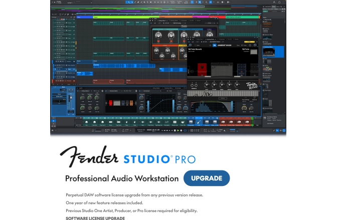 Upgrade Licență DAW Fender Studio Pro 8 Upgrade Perpetual License