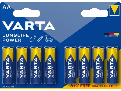 Baterie alcalina R6 (AA) 8 buc