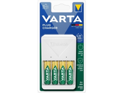 Plug Charger 57657 AA/AAA NiMH + 4 acumulatori AA 2100mAh