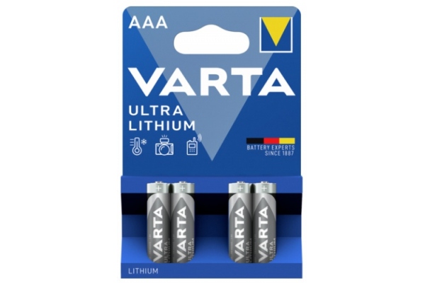 Ultra Lithium AAA (R3) Set 4