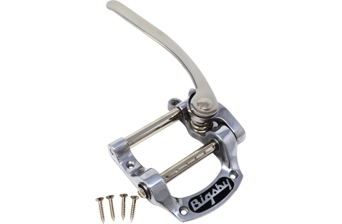 Vibrato Tailpiece Bigsby B5 Vibrato Tailpiece String-Thru Polished Aluminum