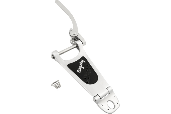 B6 Vibrato Tailpiece Polished Aluminum Extra Short Hinge