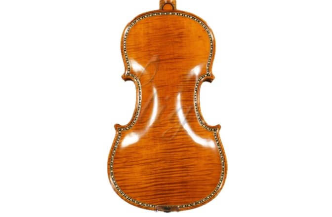 Vioară acustică 4/4 Gliga 4/4 Gliga Special (maestru), spate intreg, intarsie os si abanos - Copie "Hellier" 1679