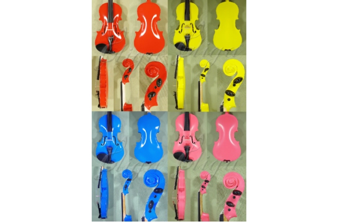 Vioară acustică 4/4 Gliga Viori 4/4 colorate