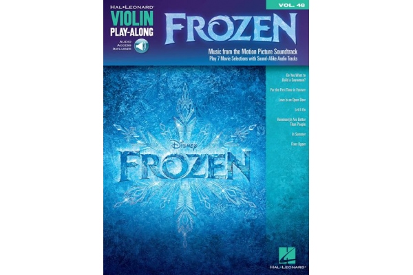 Violin Play-Along Volume 48: Frozen (Book/Online Audio)