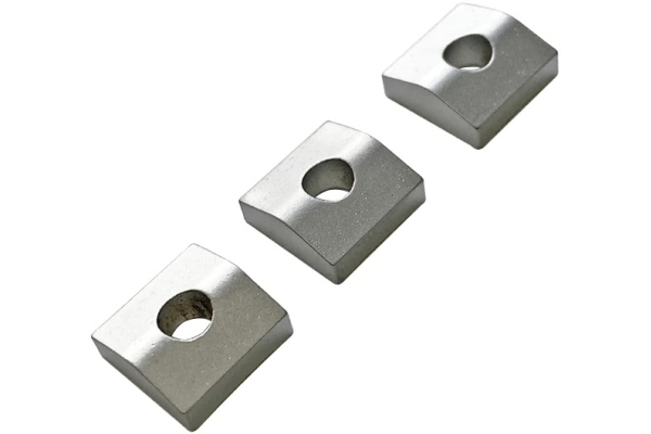 Floyd Rose  FRXNCBASP - FRX Nut Clamping Blocks (3 pcs) - Antique Silver