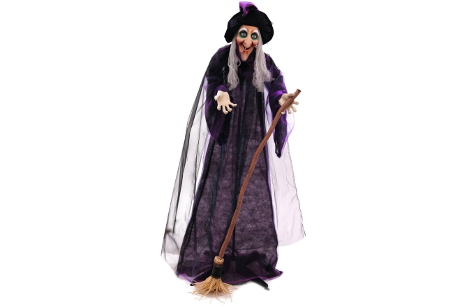 Vrăjitoare animată Europalms Halloween witch, animated