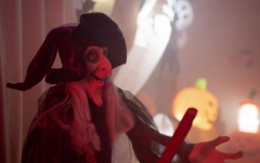 Vrăjitoare animată Europalms Halloween witch, animated
