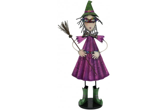 Vrăjitoare Europalms Little Witch, Metal, 102cm purple