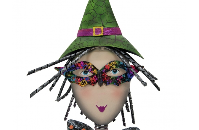 Vrăjitoare Europalms Little Witch, Metal, 102cm purple