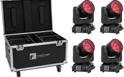 Washlight  FutureLight Set 4x EYE-740 MK2 + Case with wheels