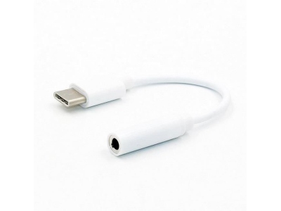 Adaptor USB-C tata - jack 3.5mm mama 11cm Well
