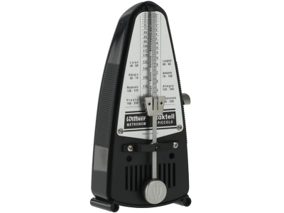 Metronom Piccolo Negru 836