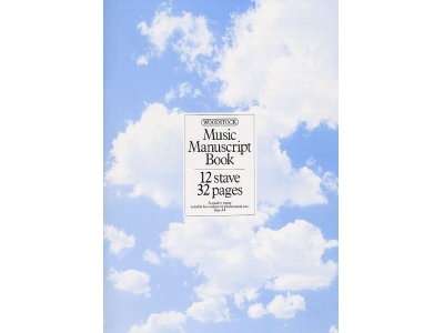 Woodstock Music Manuscript Paper: 12 Stave