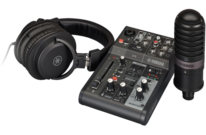 Yamaha AG03 mk2 Streaming Pack Black